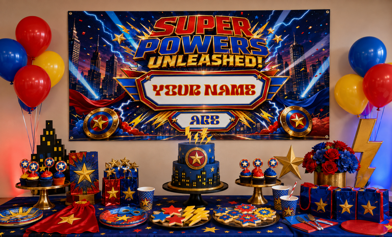 KIDS BANNER - SUPER POWER
