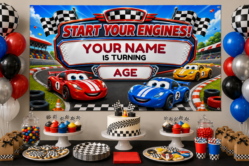 KIDS BANNER - START YOUR ENGINE