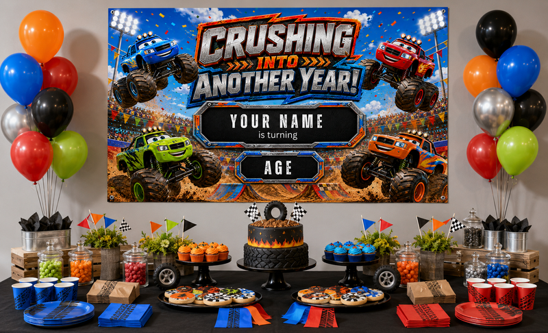KIDS BANNER - CRUSHING INTO ANOTHER YEAR