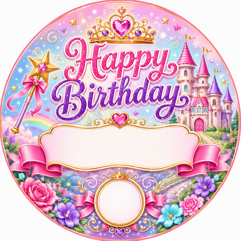 CAKE GRAPHIC - PRINCESS
